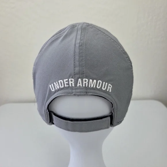Under Armour Light Gray Cap with White Logo - Picture 3 of 8